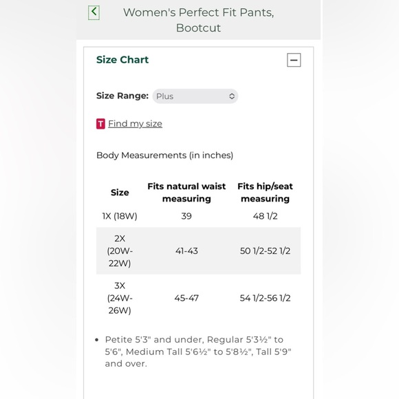 L.L Bean - Women's Perfect Fit Pants, Bootcut - Plus Size - Picture 11 of 11